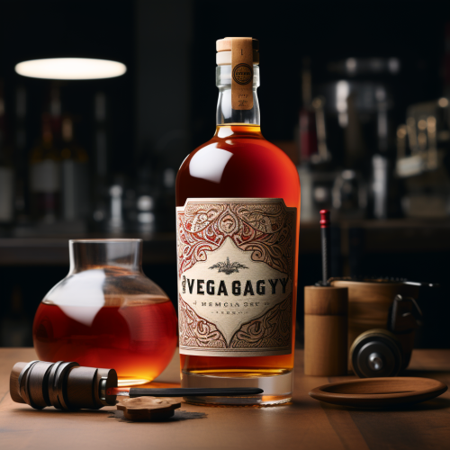 Handcrafted legacy blend whiskey label