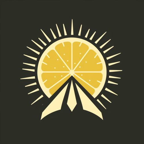 Unique lemon line logo design