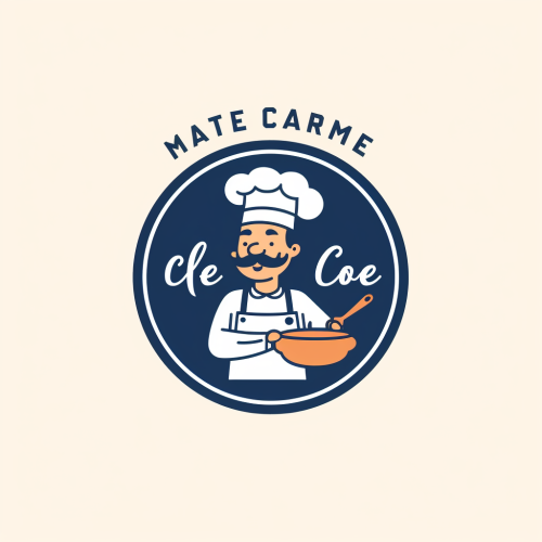 Restaurant logo with  LET ME COOK