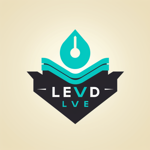 Sleek and modern logo for Level Up Life Skills