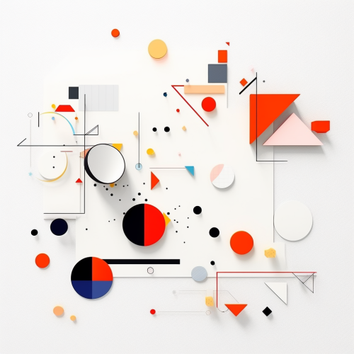 vibrant life with geometric shapes vibrant life with geometric shapes