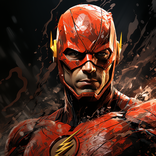 Flash Barry Allen Comic Art Lightning Thunderstorm Flash Barry Allen Comic Art Lightning Thunderstorm