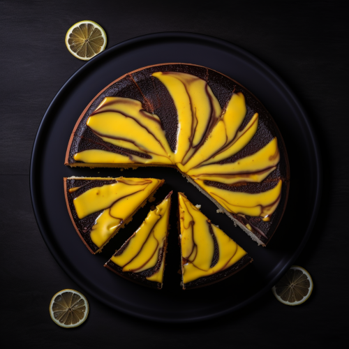 Sliced Limoncello Torte with Extra Sauce Sliced Limoncello Torte with Extra Sauce