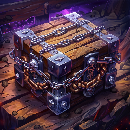 Locked card asset for gaming