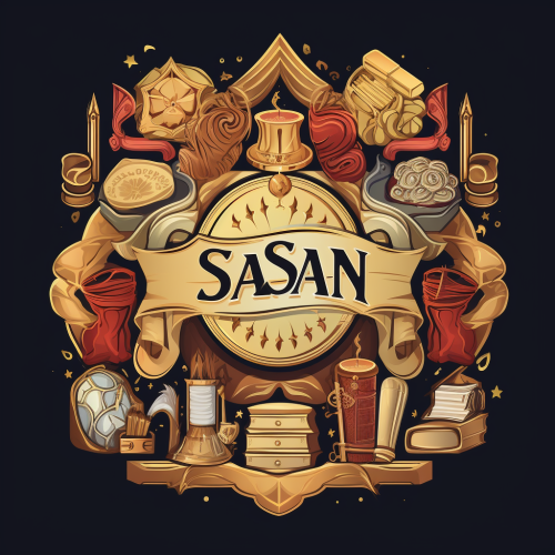 Logo showcasing various products for sale