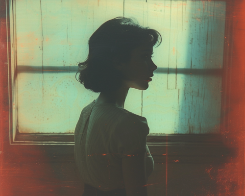 Loneliness in Polaroid Style by Edward Hopper