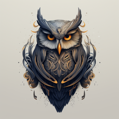 Unique and stylized egg logo