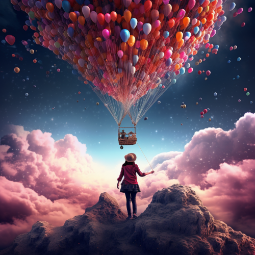 Surreal Lucy in the Sky