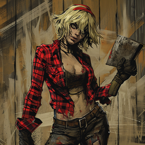 Scarred lumberjack queen photo