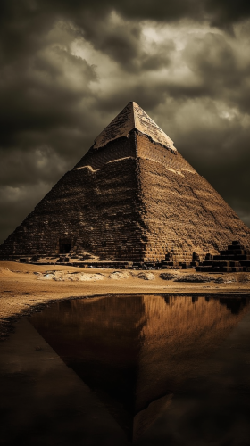 Luxurious Great Pyramid Stock Image