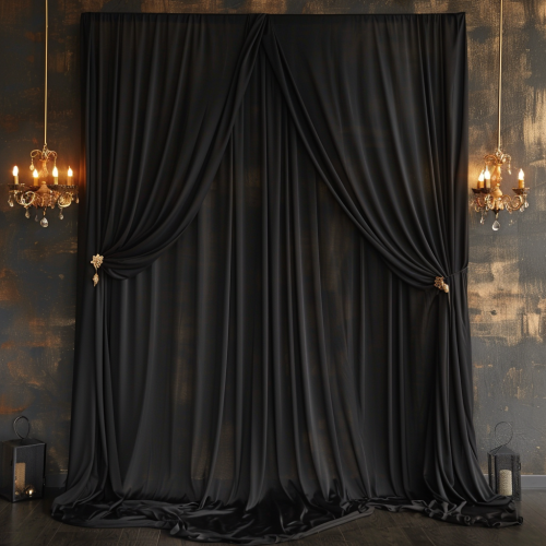 elegant black backdrop luxury style