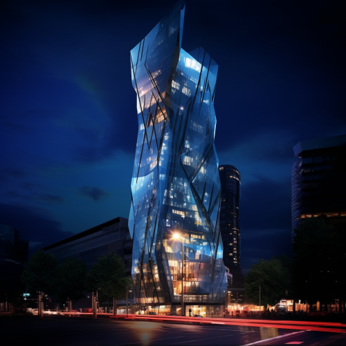 Unique architecture of luxury hotel Unique architecture of luxury hotel