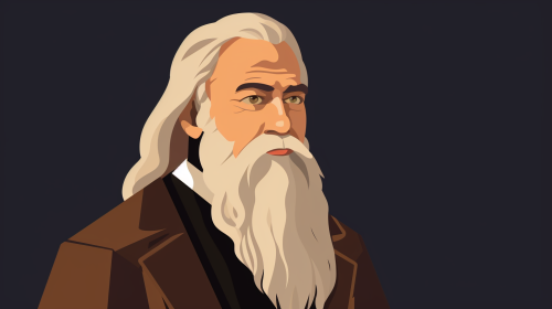 Lysander Spooner with Groomed Beard Lysander Spooner with Groomed Beard