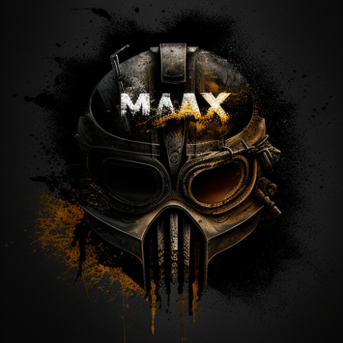 Mad Max Fury Road Helmet Grunge Logo