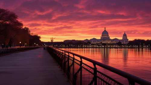 Sketchy sunrise over Madison Wisconsin Capitol Sketchy sunrise over Madison Wisconsin Capitol