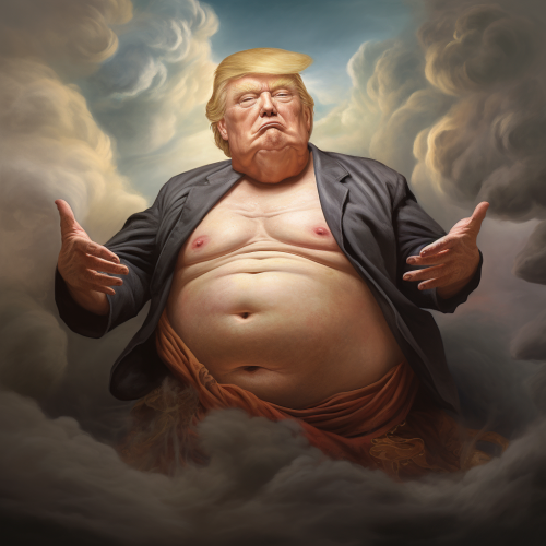 MAGA GOD chubby mad picture MAGA GOD chubby mad picture