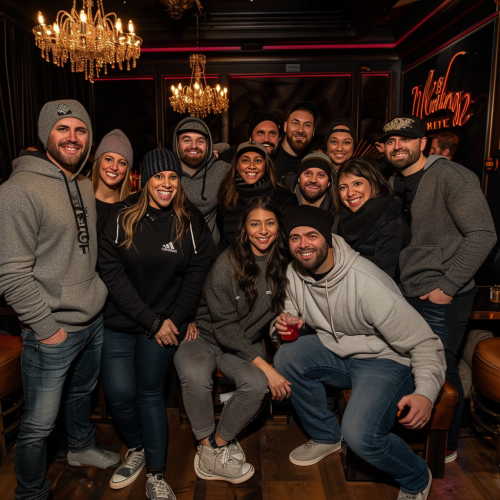 coworkers at upscale magic show coworkers at upscale magic show