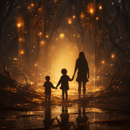 Silhouette of Woman on Wellchair with ALS