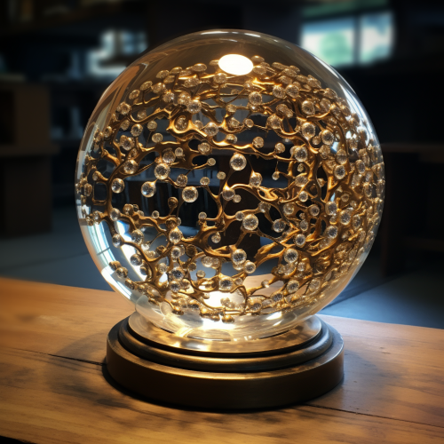 Magical Sphere Stand with Finger-sized Holes