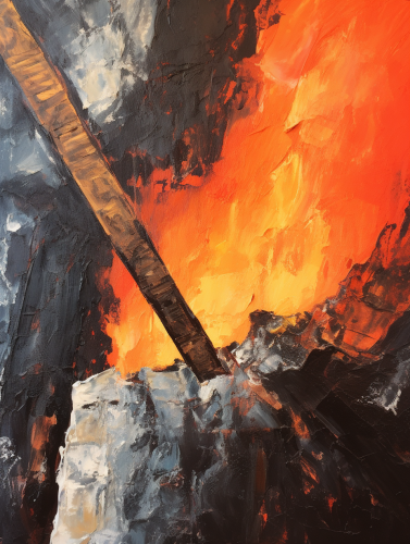 Nails and Mallet on Magma Nails and Mallet on Magma