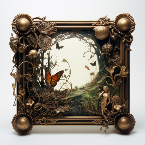 Magnetic picture frame for artwork