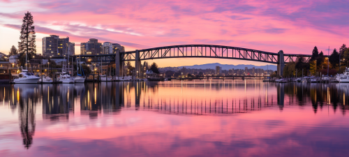 A breathtaking skyline at twilight  ? A breathtaking skyline at twilight  ?