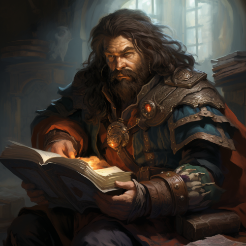 Image of a Male Dwarf Sorcerer Image of a Male Dwarf Sorcerer