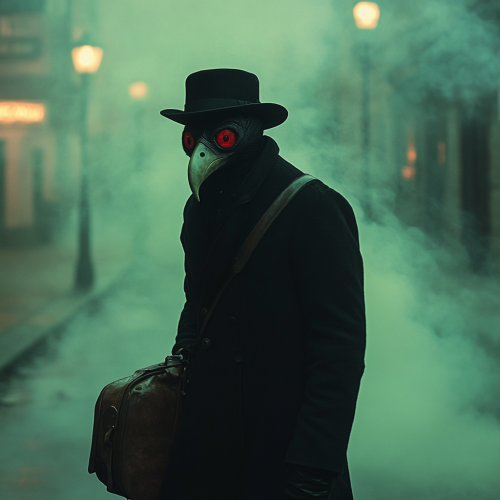 man in black robe mask man in black robe mask