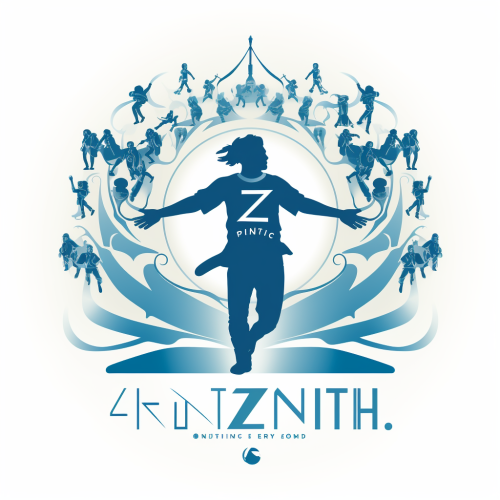 Logo of a man floating in a crowd