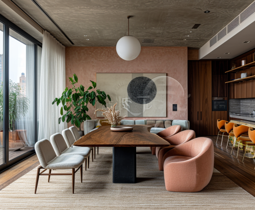 Modern Manhattan apartment in Chanel and Modloft style