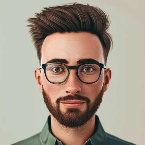 Young male marketing guru avatar