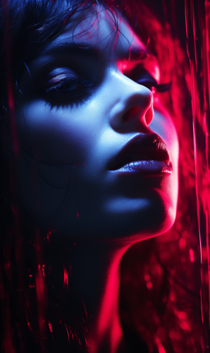 Infrared portrait of Mary Magdalene