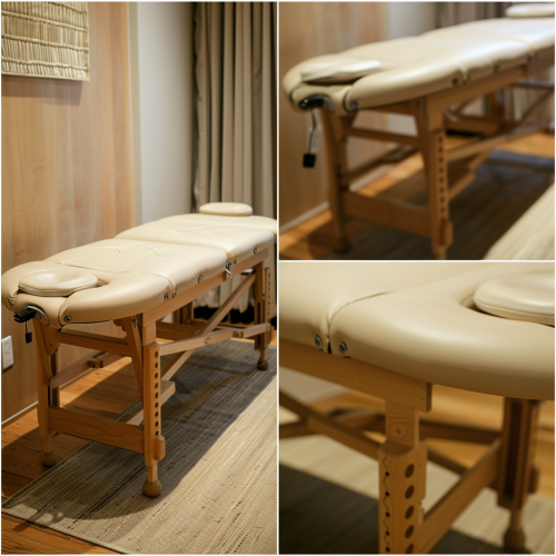 Massage tables various angles view