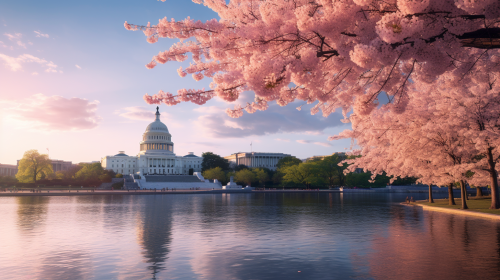 Stunning Crystalline Lumen Reflections in Washington DC