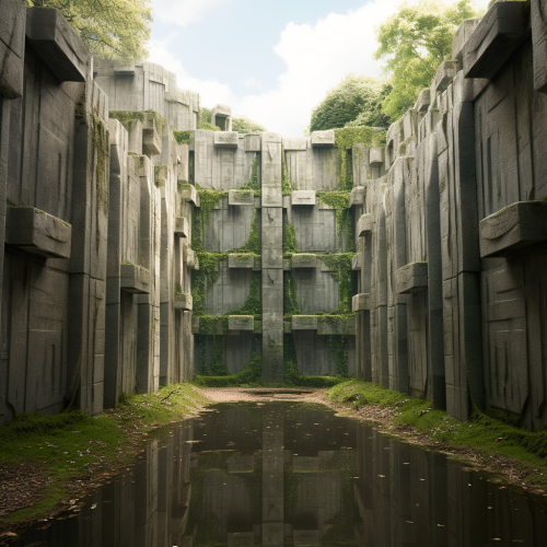 Scenic view of Maze Runner Glade