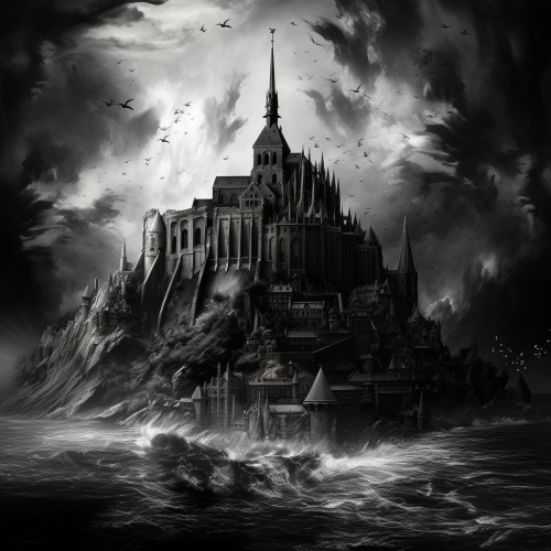 Mont Saint Michel dragon tattoo