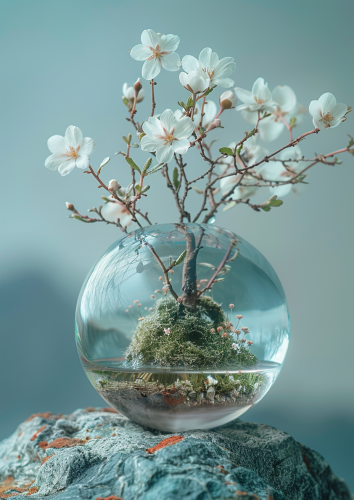 Medieval Determination Flower Fragrance Spherical View