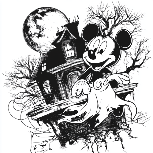 Mickey Mouse Friendly Ghost Haunted House