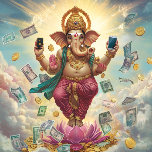 Modern Ganesha Blessing Pose