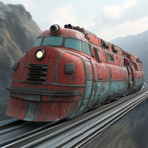 bold pickle locomotive moving animation