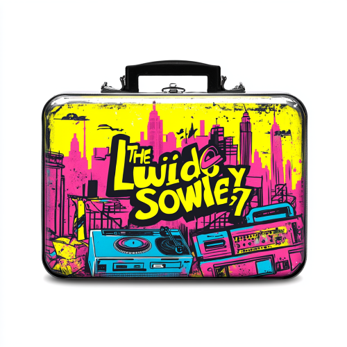 Classic 80s 90s inspired lunchbox design