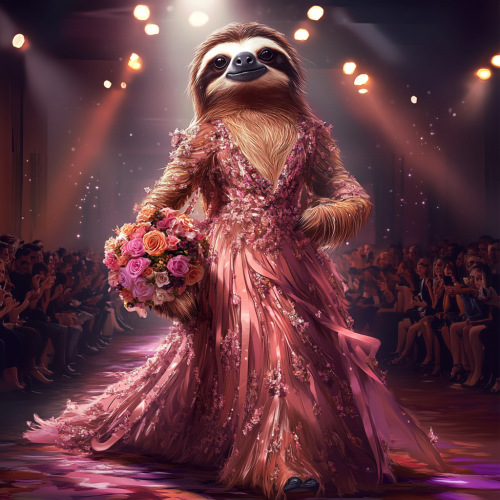 Sassy Sloth Fashion Runway Show