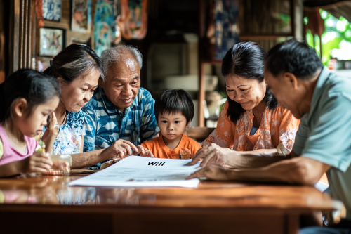 Thai Family Will Document Gathering Thai Family Will Document Gathering