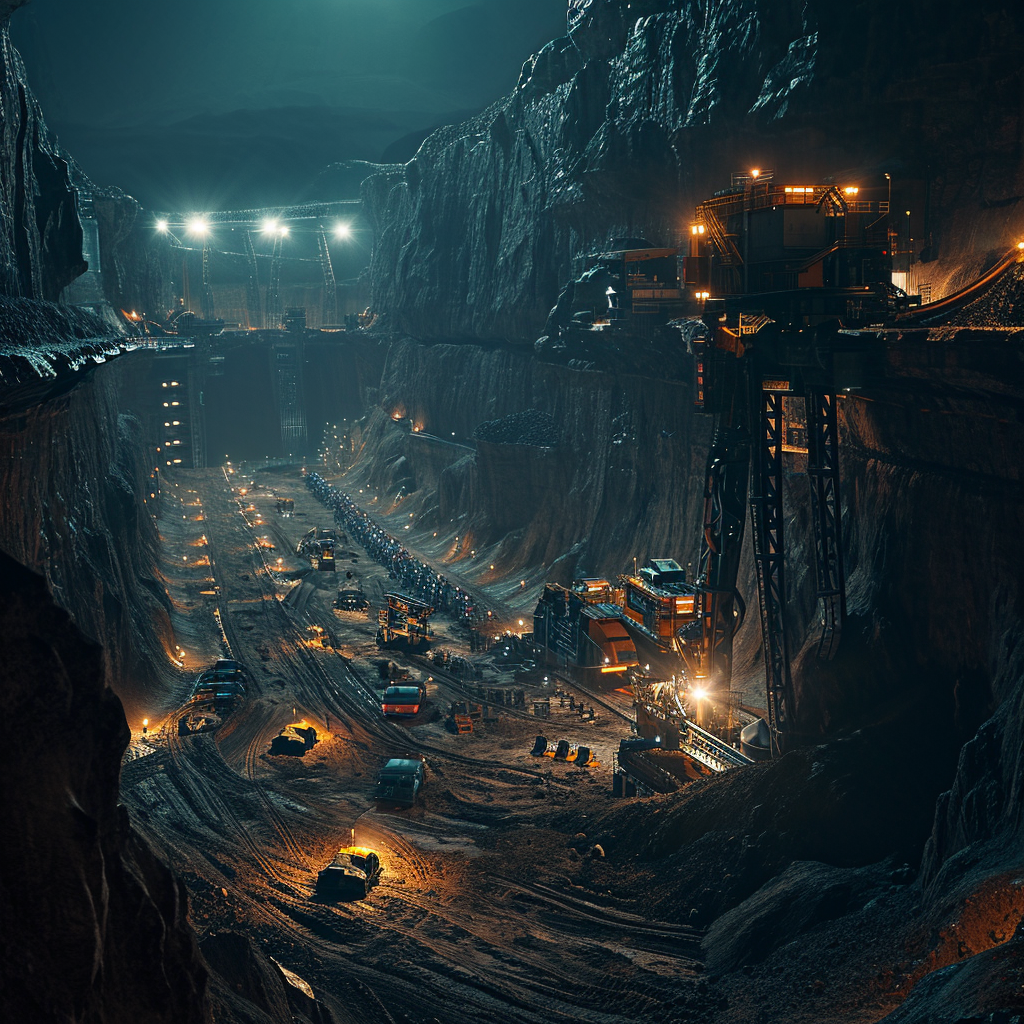 4. Deep Scary Alien Planet Open Pit Mine