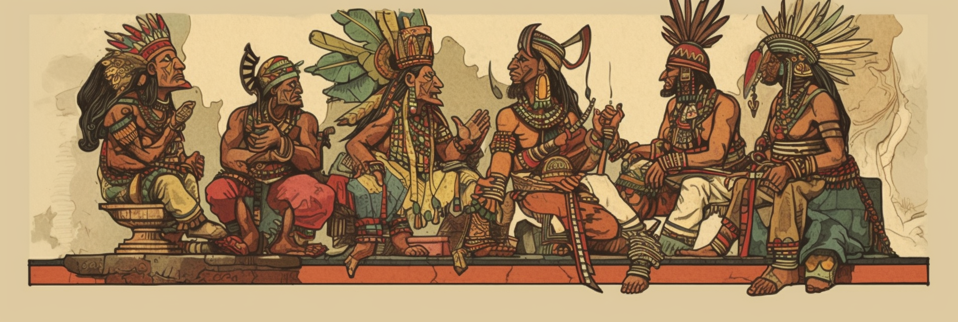 4. Aztec rulers strategizing for success