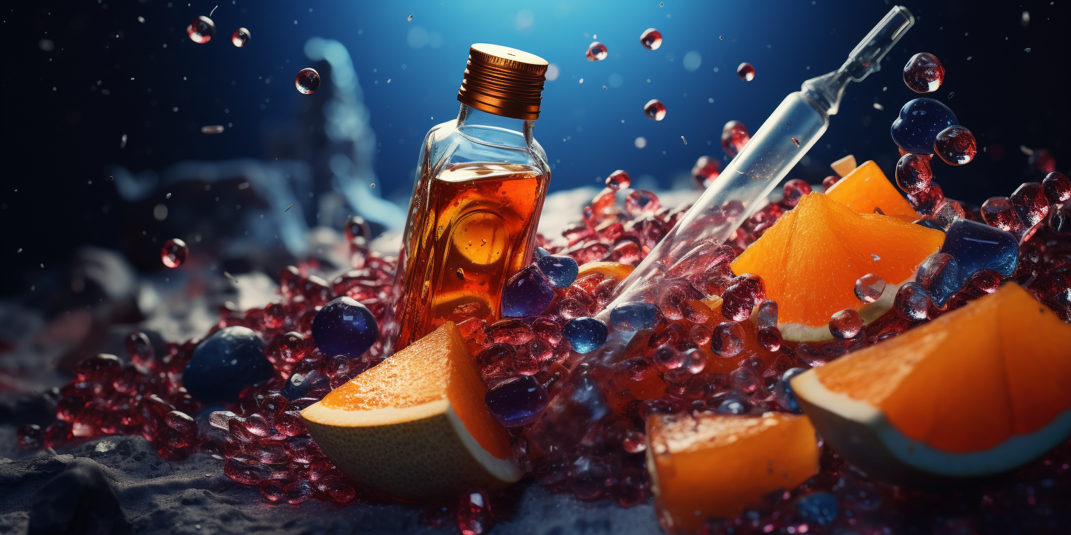 4. Artistic depiction of the dangers of diabetes.
