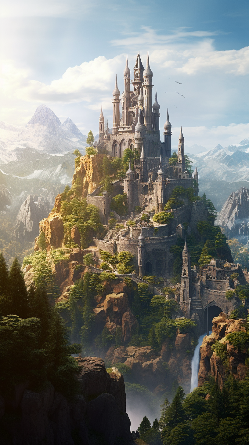 4. Captivating scenery of fantasy kingdom