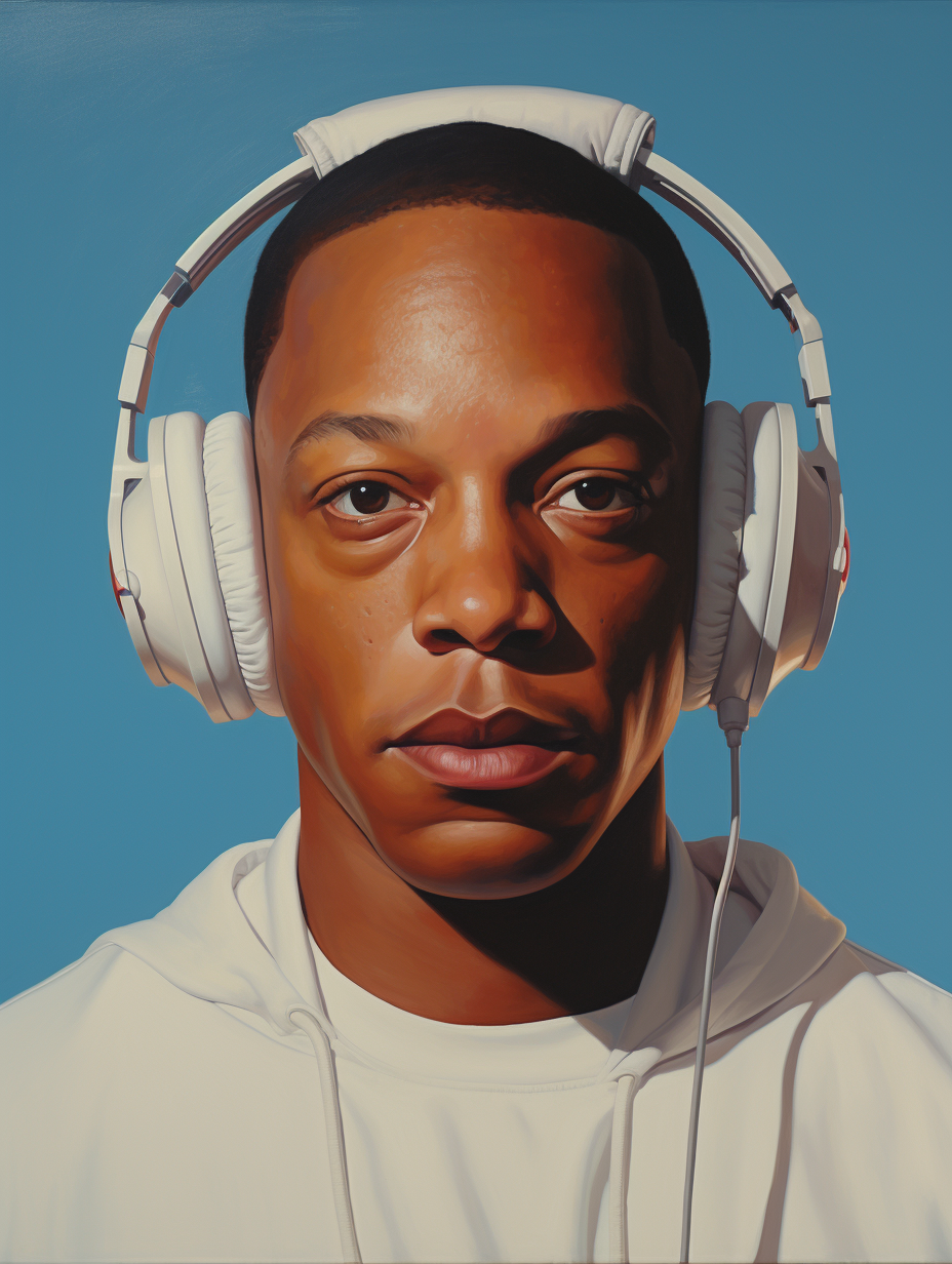 4. ALT Text for Image -  Dr. Dre in 90's wearing sunglasses