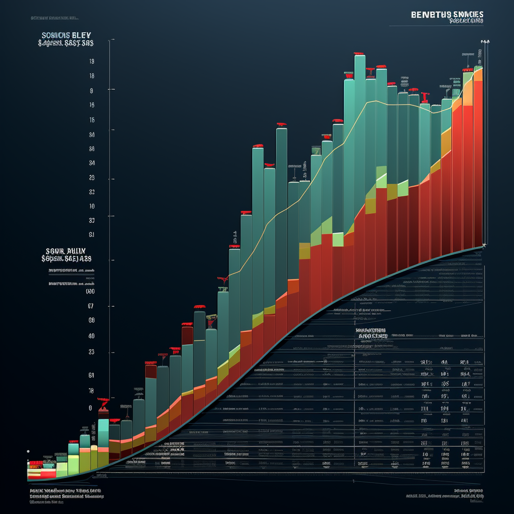 4. Graph showing successful business income growth