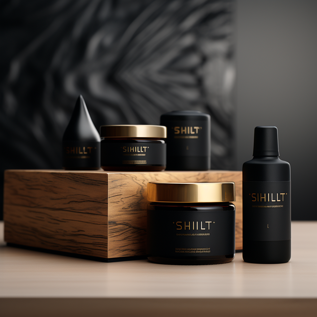 4. Luxurious Shilajit Resin Branding Image